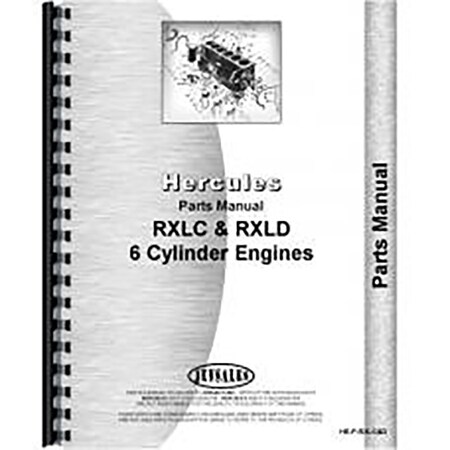 Engine Parts Manual For Hercules Engines RXLC